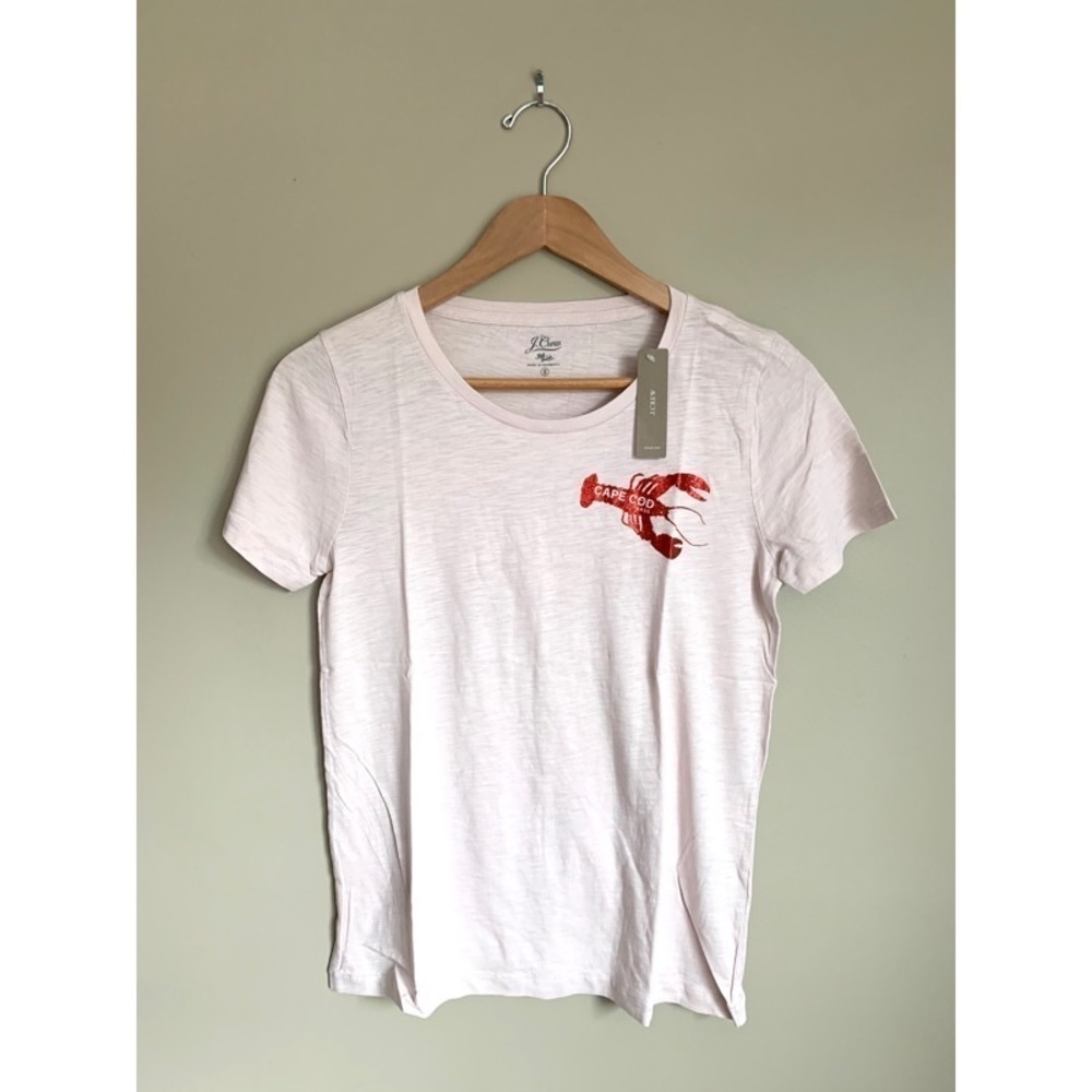 NWT J.CREW Glitter Lobster Cape Cod T-Shirt - Picture 2 of 2